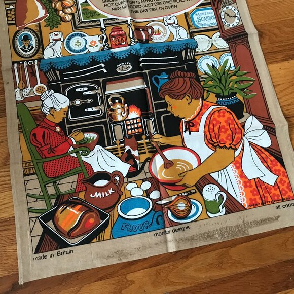 Lot of 4 Vintage Dishtowels Irish Linen British - Picture 4 of 16